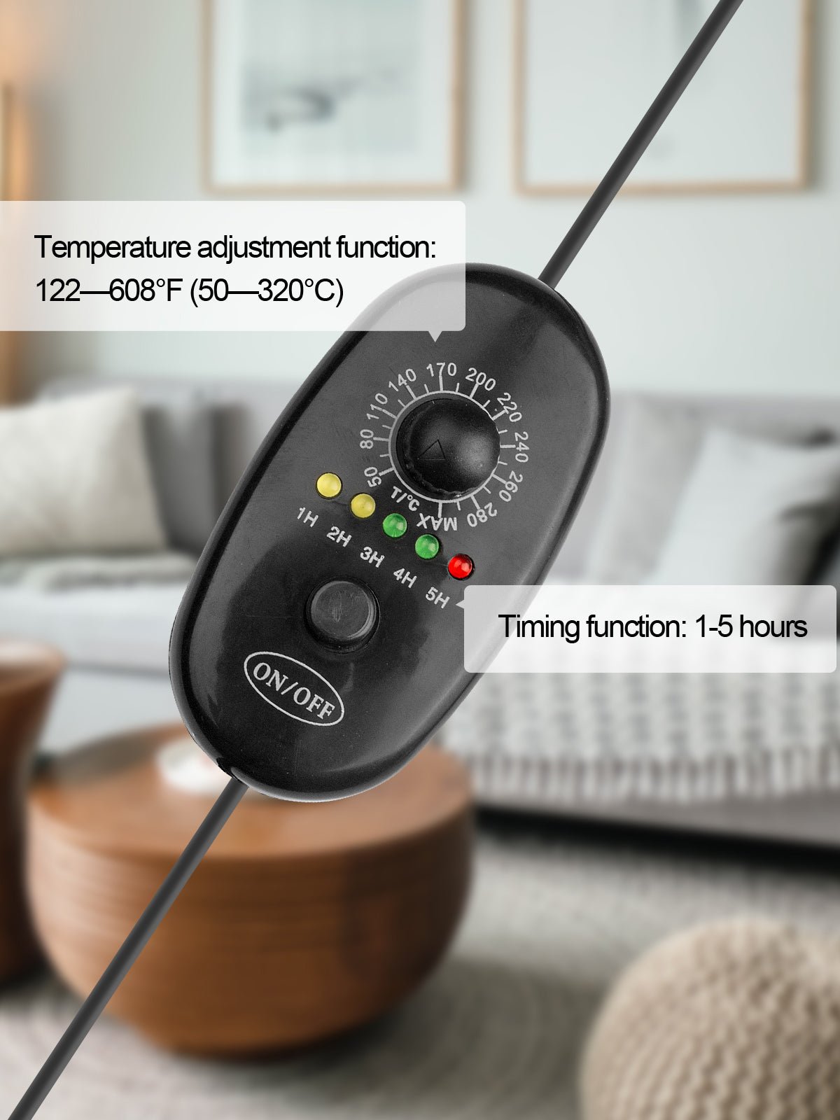 SunOverMoon Electric Incense Burner with Timer, Frankincense Resin Burner, Oud Bakhoor Burner, Charcoal Free Quick How - to, Made Easy, No Open Flame, Eliminate Fire Hazards, Safer - SunOverMoon